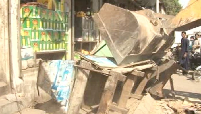 Anti-encroachment drive continues for second day in Karachi